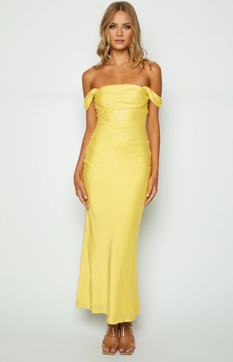 Vestido de fiesta largo de satén sin mangas, minimalista, con hombros descubiertos y espalda descubierta de Jimiss 