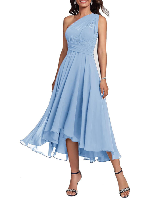 Jimiss Blue convertible infinity chiffon dress