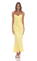 Vestido de fiesta con escote corazón, hombros descubiertos, sin mangas, tirantes finos, espalda descubierta y largo hasta el suelo