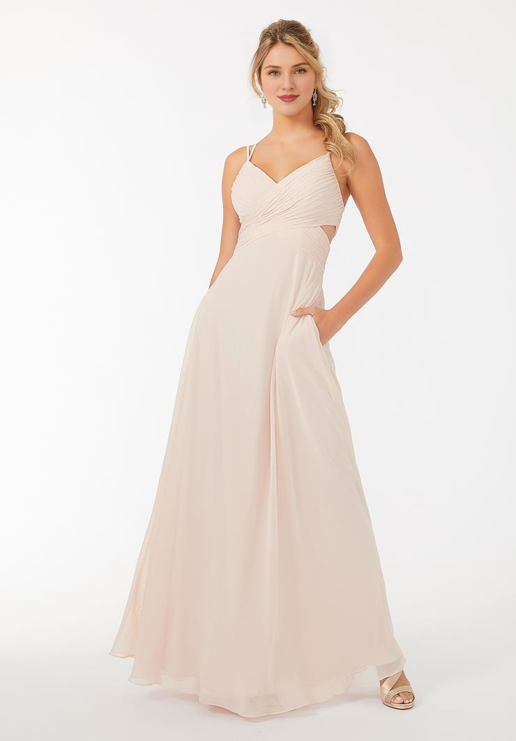 Vestido largo hasta el suelo con escote en V, espalda descubierta, cremallera y tirantes finos