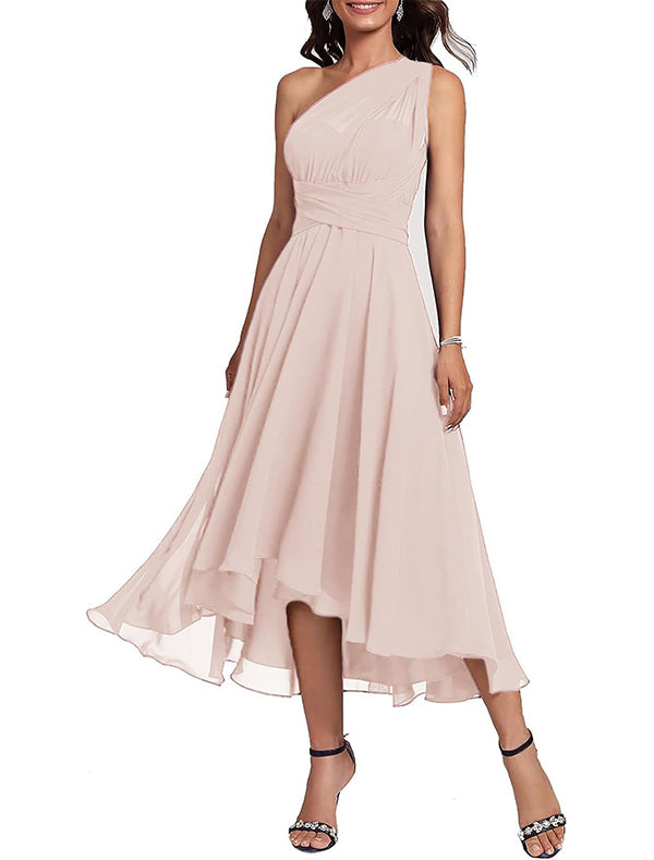 Jimiss Blue convertible infinity chiffon dress