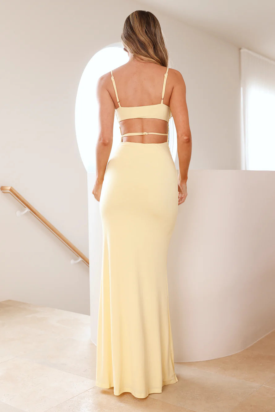 Vestido de fiesta Jimiss con escote cuadrado, tirantes finos, espalda descubierta y largo hasta el suelo
