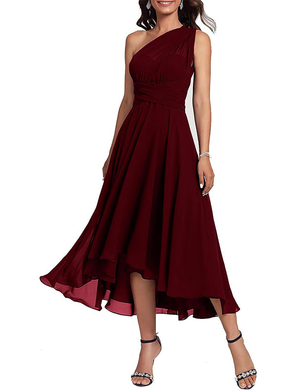Jimiss Blue convertible infinity chiffon dress