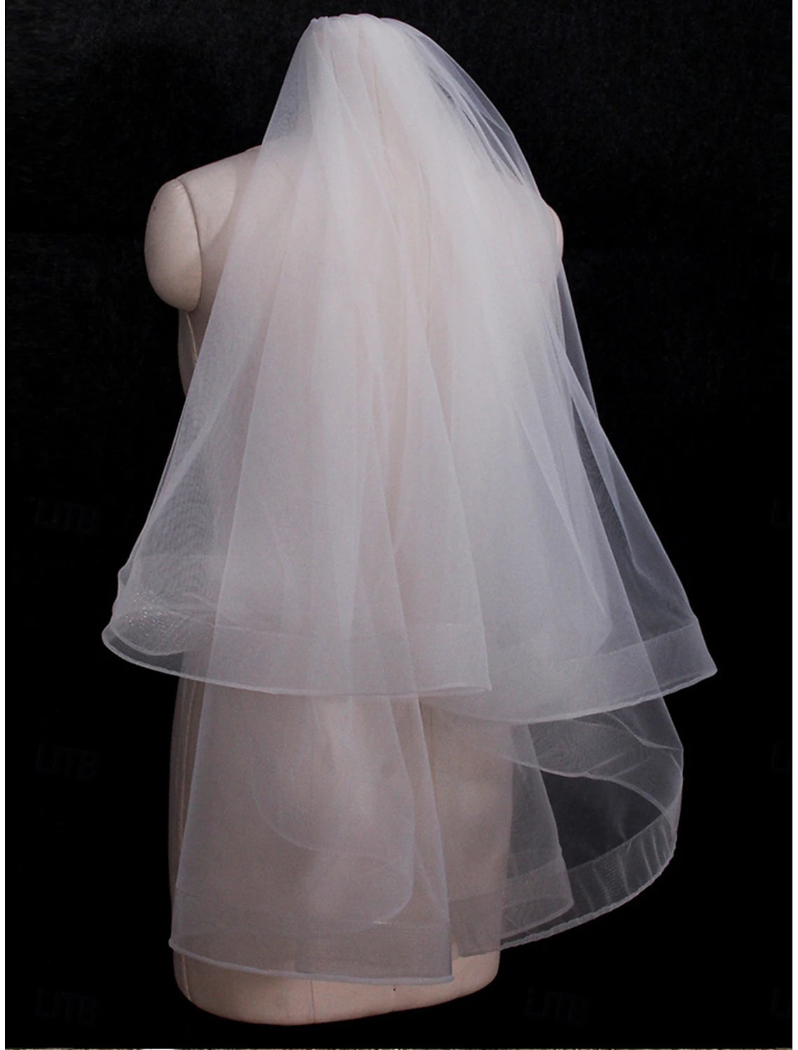 Ivory Satin Off-the-Shoulder Mermaid Floor-Length Bridesmaid Dress with Structured Ruffles & Button Back