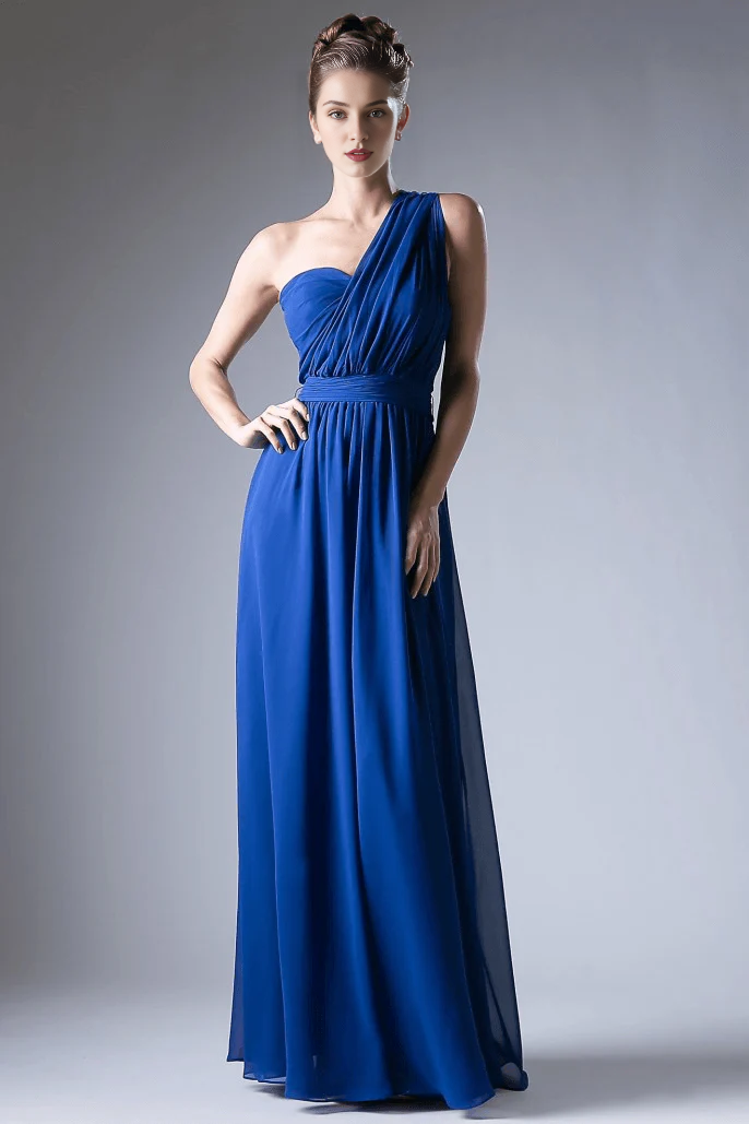 A-length convertible chiffon dress