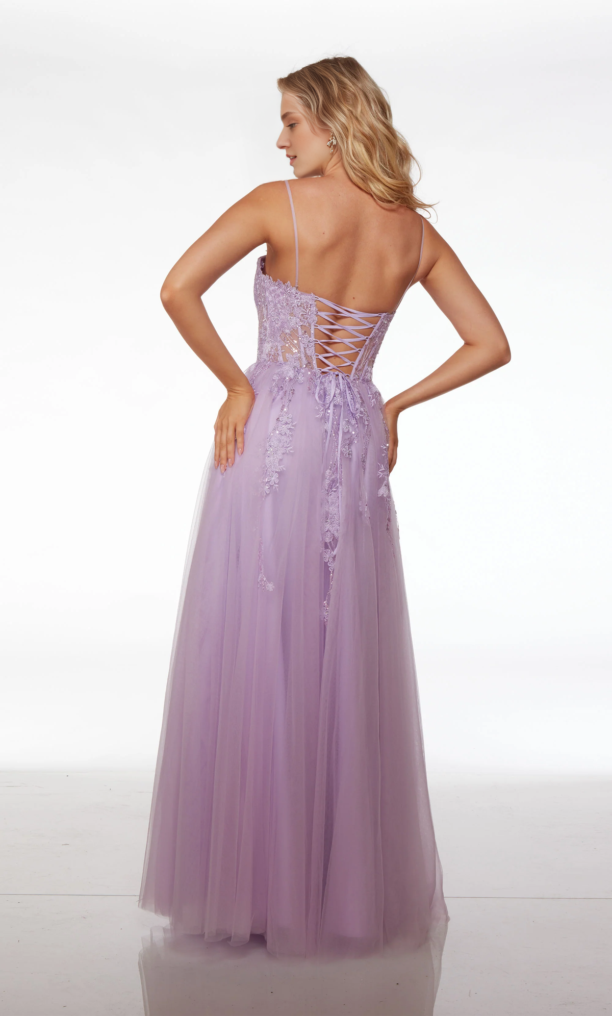 Teal A-Line Tulle Sweetheart Floor-Length Evening Dress