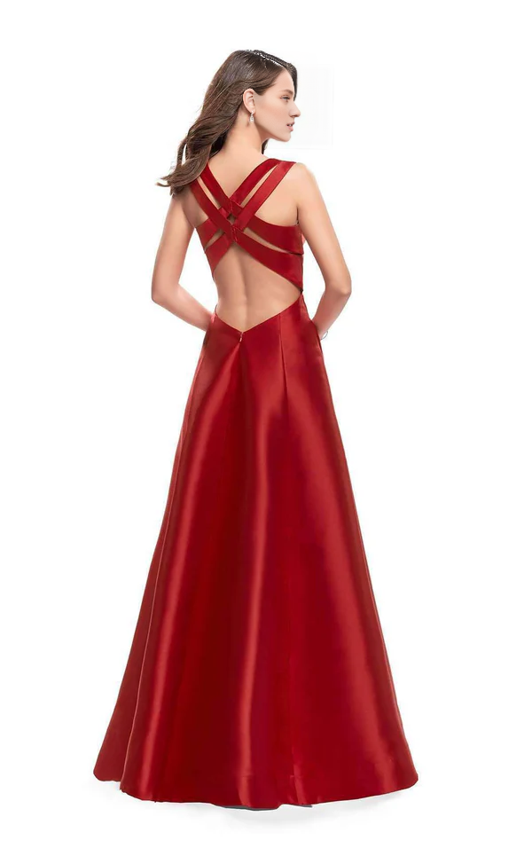 Yellow Satin A-Line Boat Neck Floor-Length Bridesmaid Dress with Pockets
