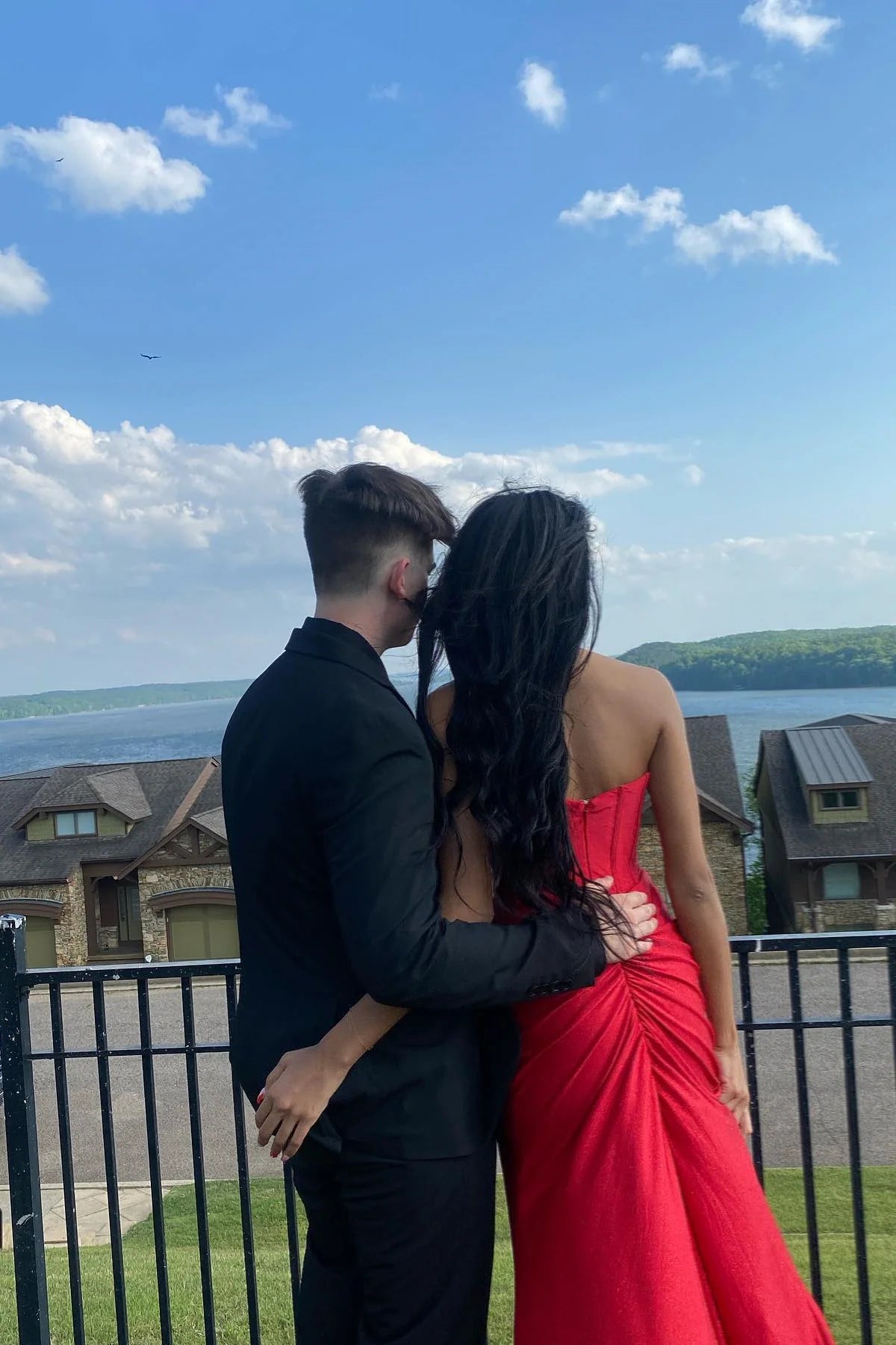 Bold Strapless Sweetheart Glitter Mermaid Prom Dress with Ruched Back & Train