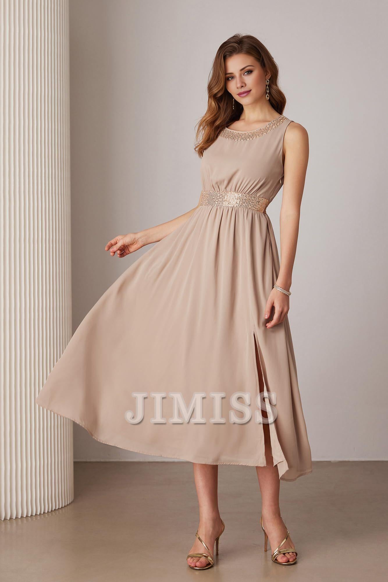 Sequined mother of the bride dresses wedding party cocktail party dress two-piece sequined dress set