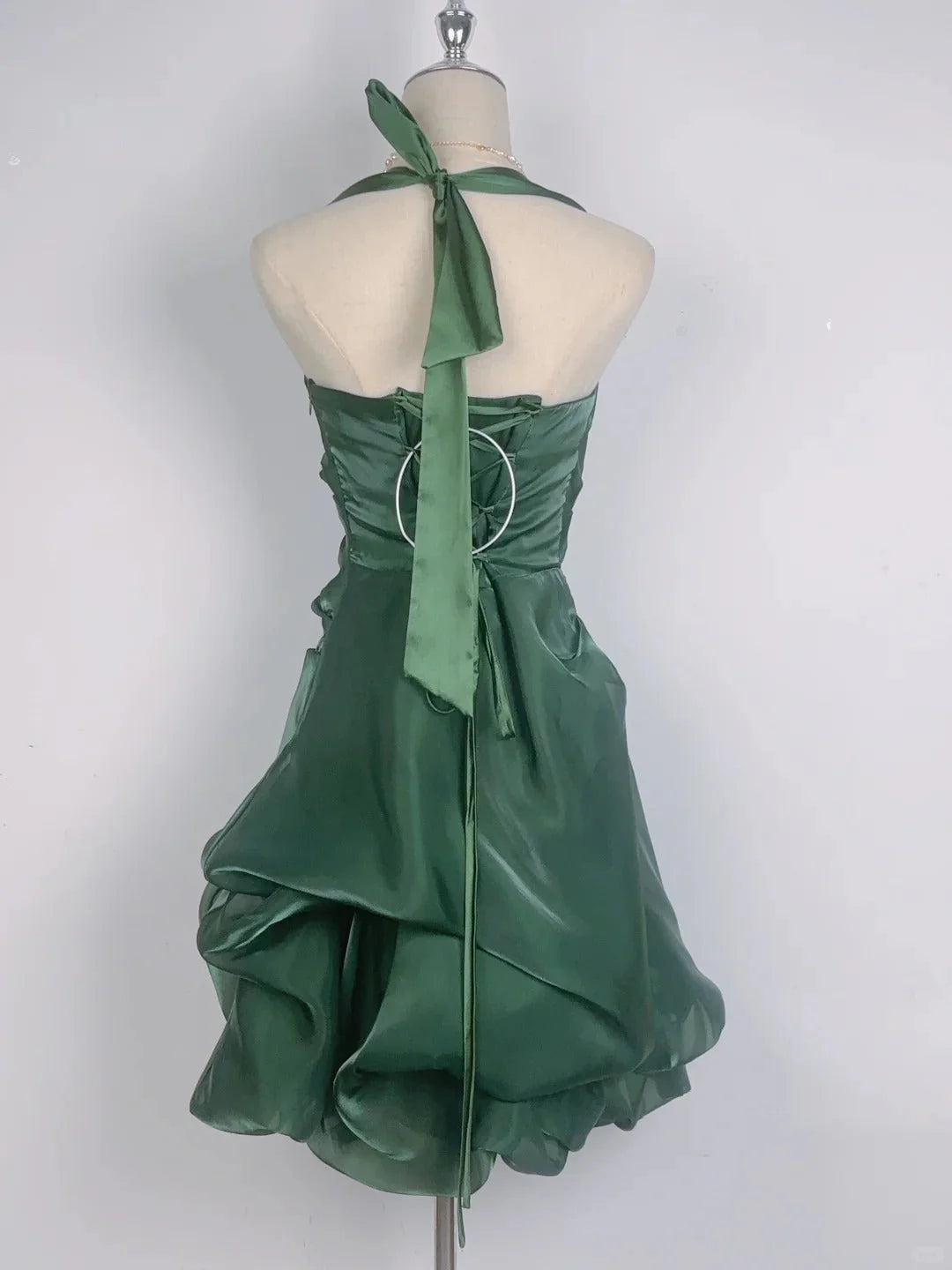 Elegant Ruched Strapless Sleeveless Zipper Back Asymmetrical Ruffled High-Low Champagne Homecoming Dresses