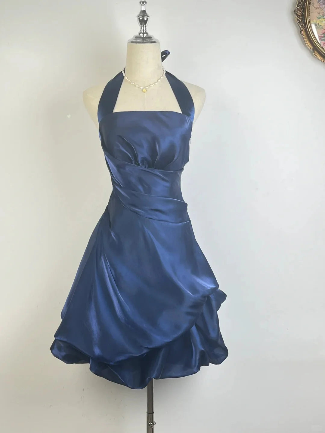 Elegant Ruched Strapless Sleeveless Zipper Back Asymmetrical Ruffled High-Low Champagne Homecoming Dresses