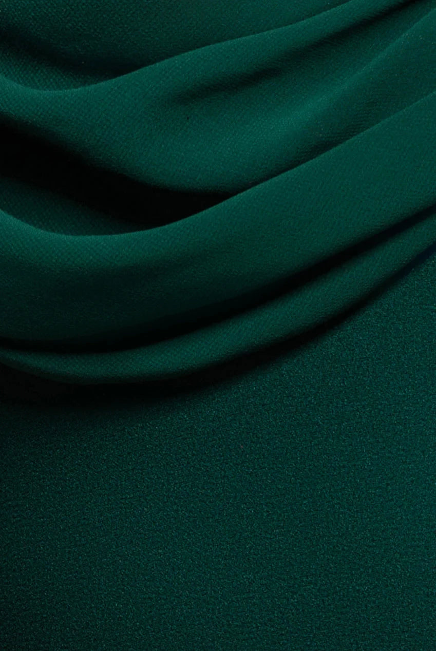 Fashion One-Shoulder Neck Draped Ruched Backless Mermaid Floor-Length Evening Dress