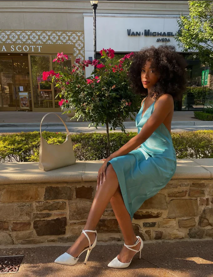 Midi Satin Cowl Neck Spaghetti Straps Open Back Slip Evening Dress