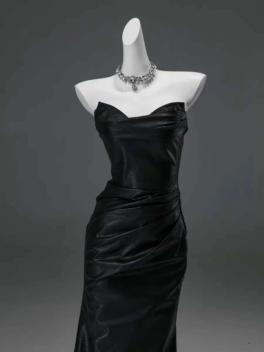 Regal Mermaid Strapless Sweetheart Neck Sleeveless Corset Back Floor Length Evening Dress