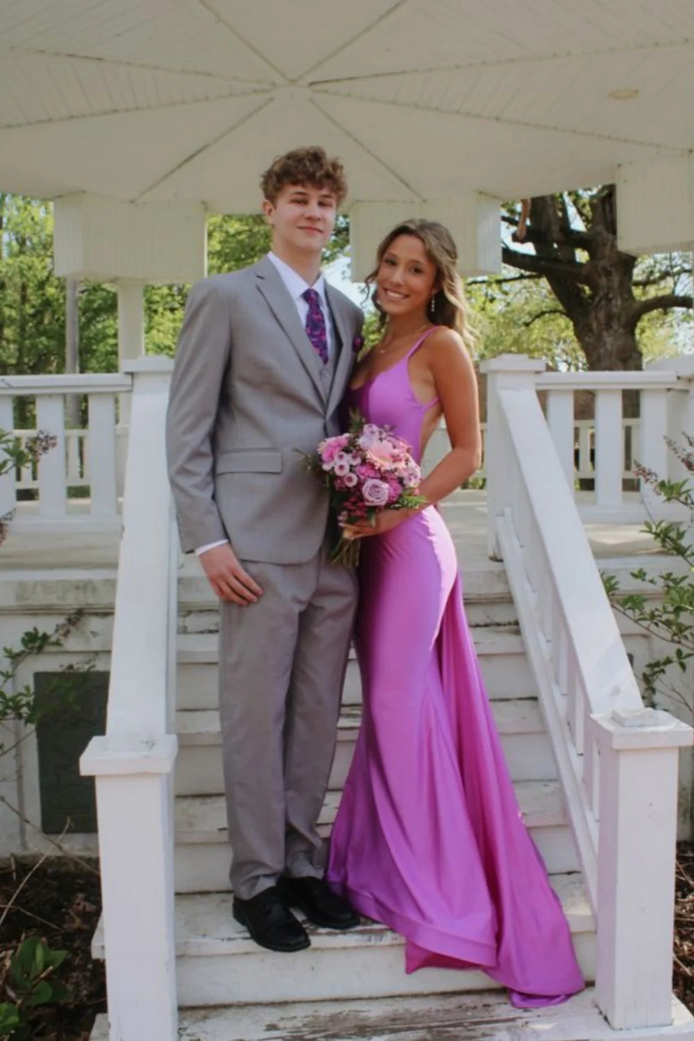 Lemon Satin Sheath/Column Floor-Length Dress with Ruched Side Detail & Spaghetti Straps