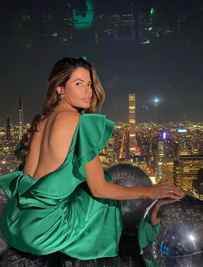 Sleek mermaid off-the-shoulder draped neckline ruffled bow-back floor-length evening dress