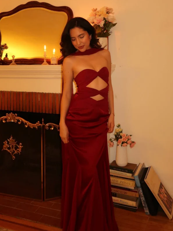 Stunning Mermaid Scoop Neck Sleeveless Sequin Floor Length Evening Dress