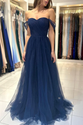 Vestido de noche formal de corte A con escote en forma de corazón de gasa plisada y bola larga