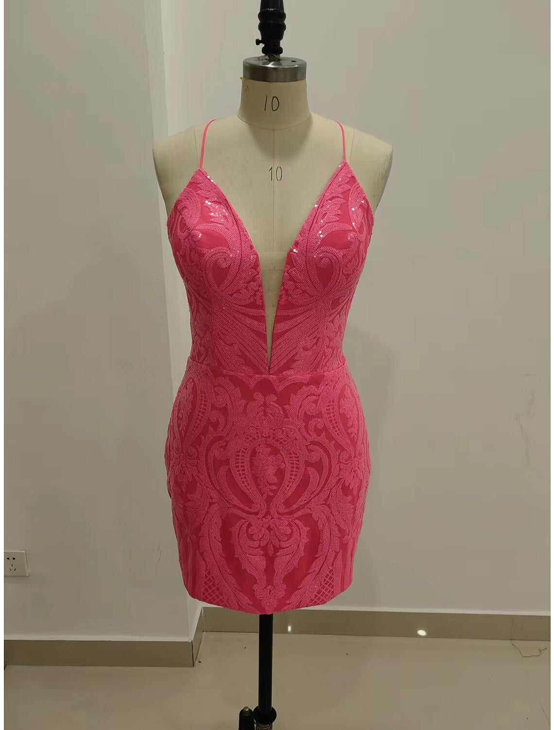 Vestidos de fiesta de sirena/trompeta con brillo y destellos, para graduación, cóctel, corto/mini, sin mangas, cuello en V, convertibles, con lentejuelas, espalda descubierta y tirantes de lentejuelas.