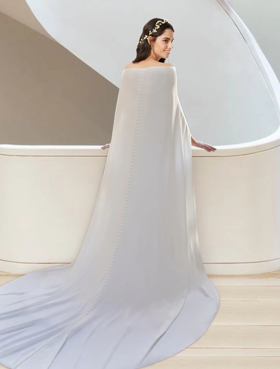 Vestidos de novia formales de otoño, dos piezas, escote corazón, sin tirantes, cola de corte, vestidos de novia de tela con fajas/cintas, ropa de mujer para fiesta de bodas de verano