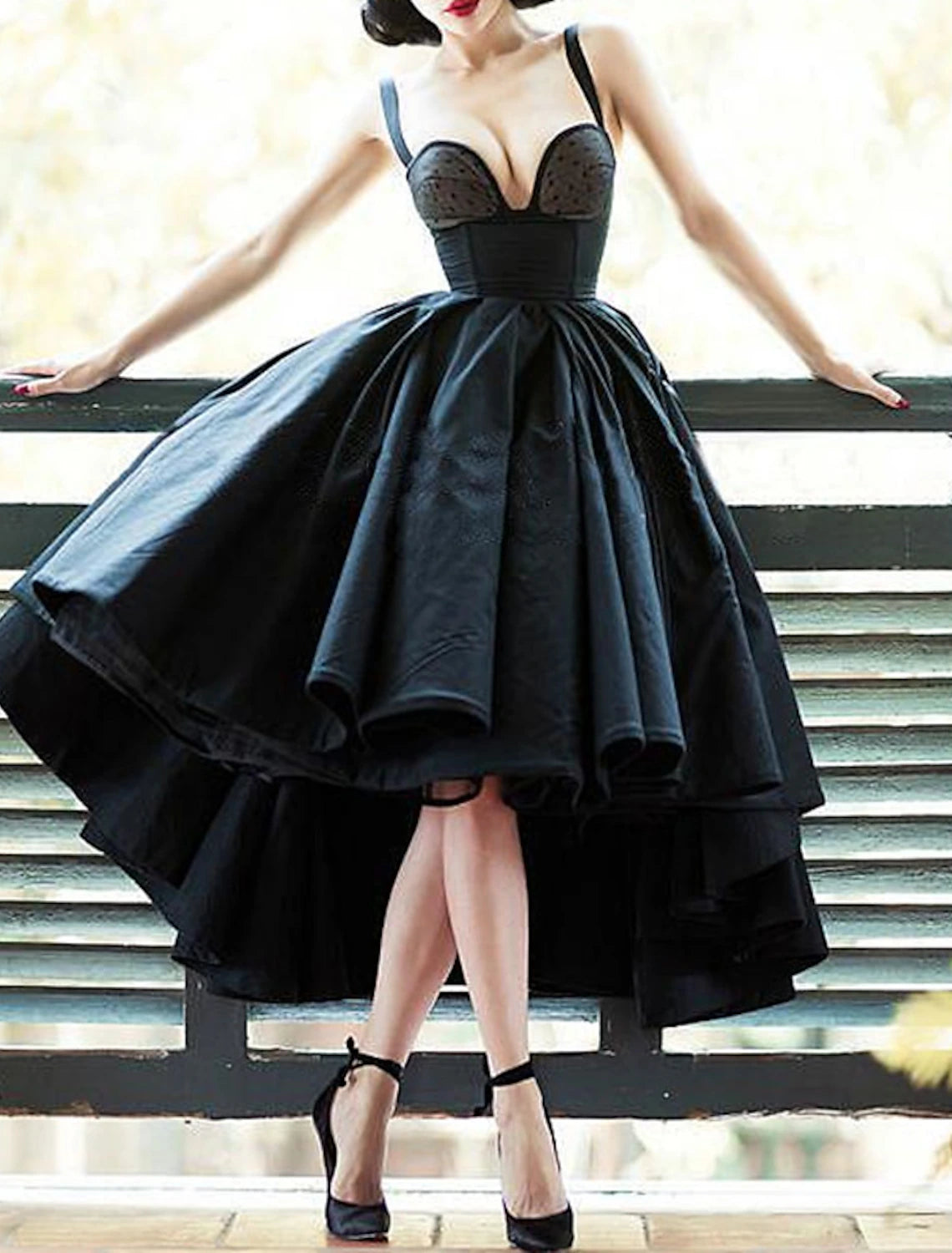 A-Line Cocktail Dresses Vintage Dress Party Wear Wedding Guest Asymmetrical Sleeveless Spaghetti Strap Satin with Pleats Pure Color 2025