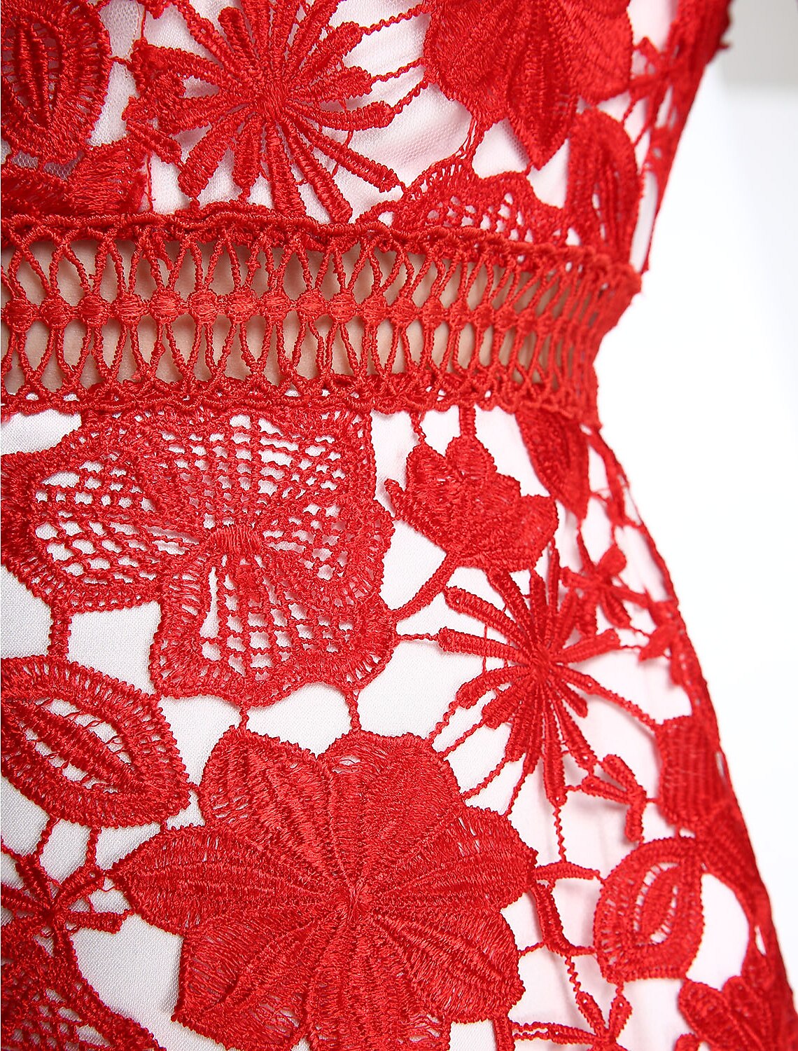 Abito da madre della sposa a tubino/colonna, trasparente, collo alto, lunghezza al ginocchio, pizzo, maniche corte, senza pizzo