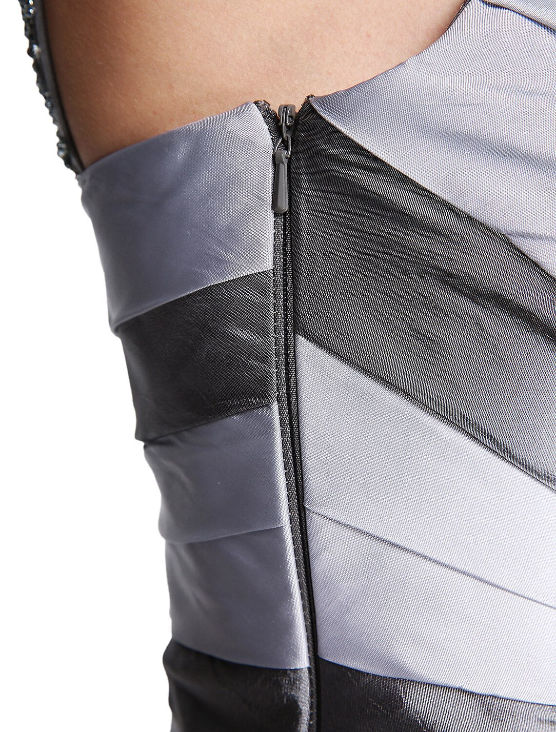 Abito da madre della sposa a trapezio, due pezzi, spalline, lunghezza alla caviglia, in raso, senza maniche, con drappeggio di perline