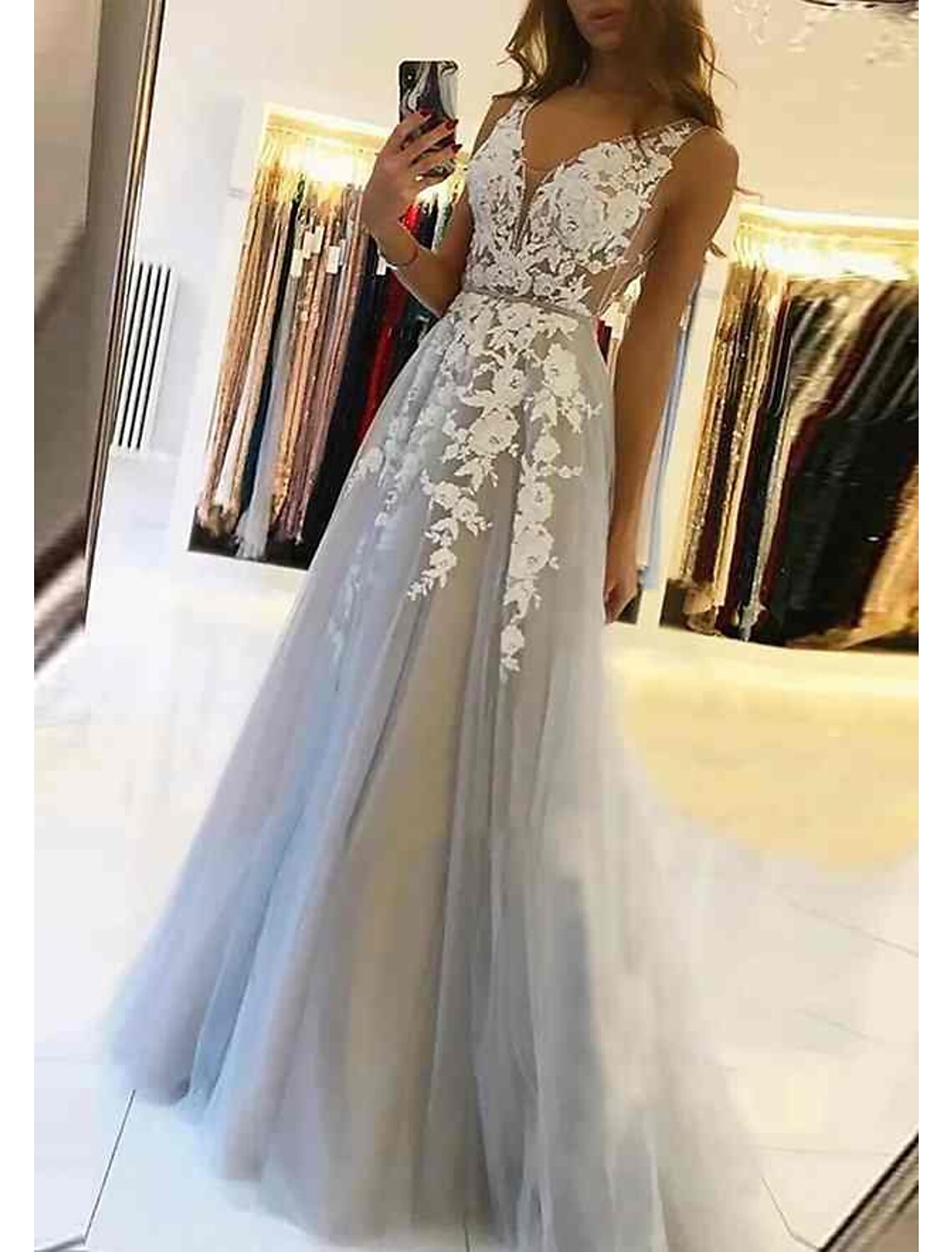 Vestido de noche con gala, vestido floral, vestido de graduación, lazo negro, cola de corte, sin mangas, hombros descubiertos, estilo real, de algodón, sin espalda, con apliques de cuentas