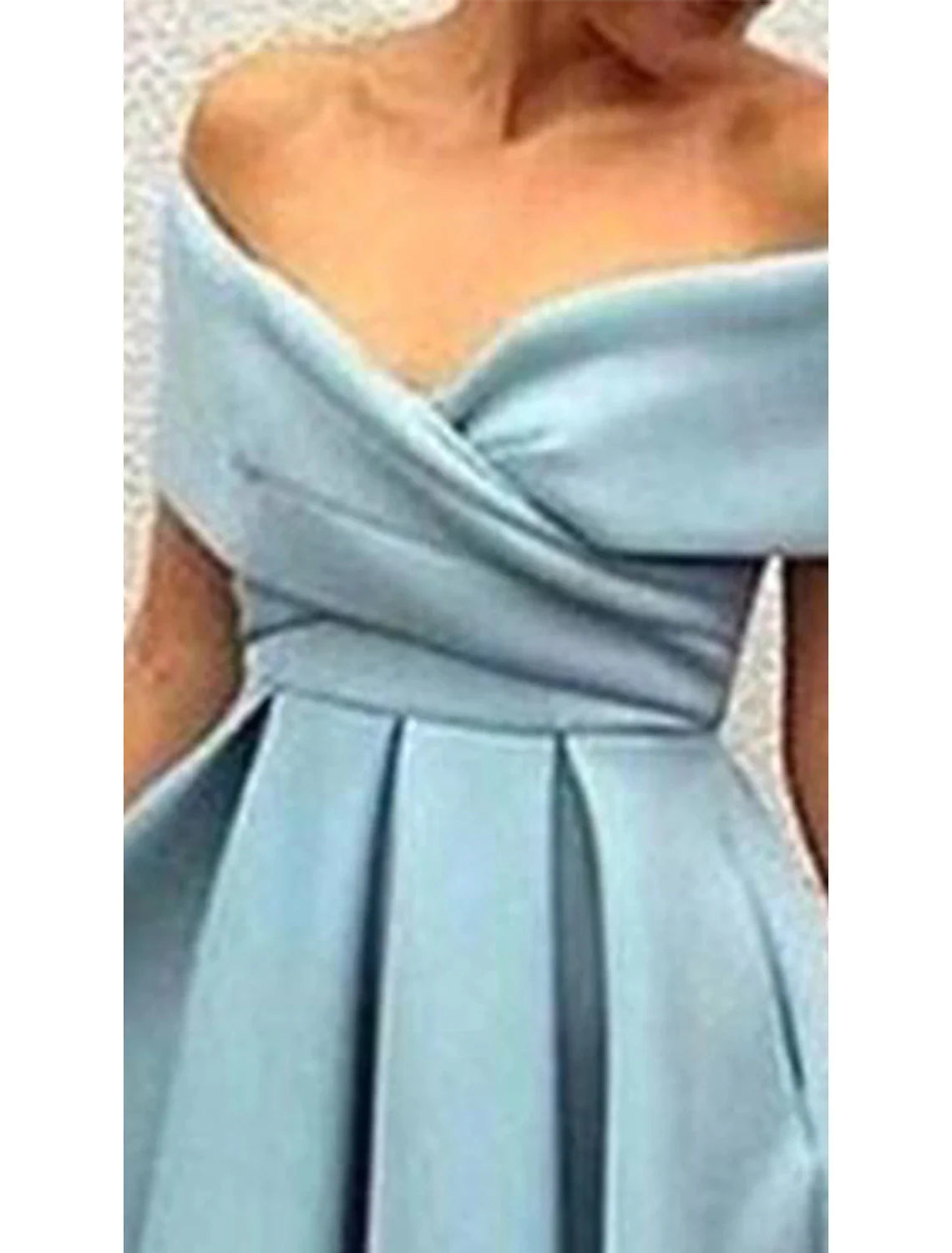 Vestidos de cóctel de corte A, estilo años 50, para invitada de boda, para regreso a casa, largo hasta la rodilla, manga corta, escote en V, tela, espalda en V con pliegues